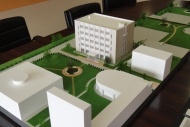 大学敷地計画模型