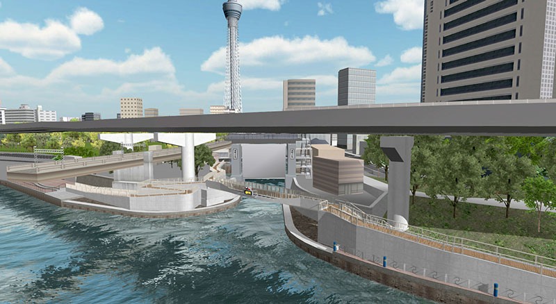 河川水門計画3DViewer