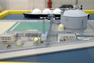 LNG施設模型