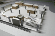 新役場庁舎模型